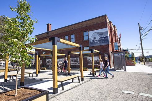 Parklet opens in downtown Courtenay
